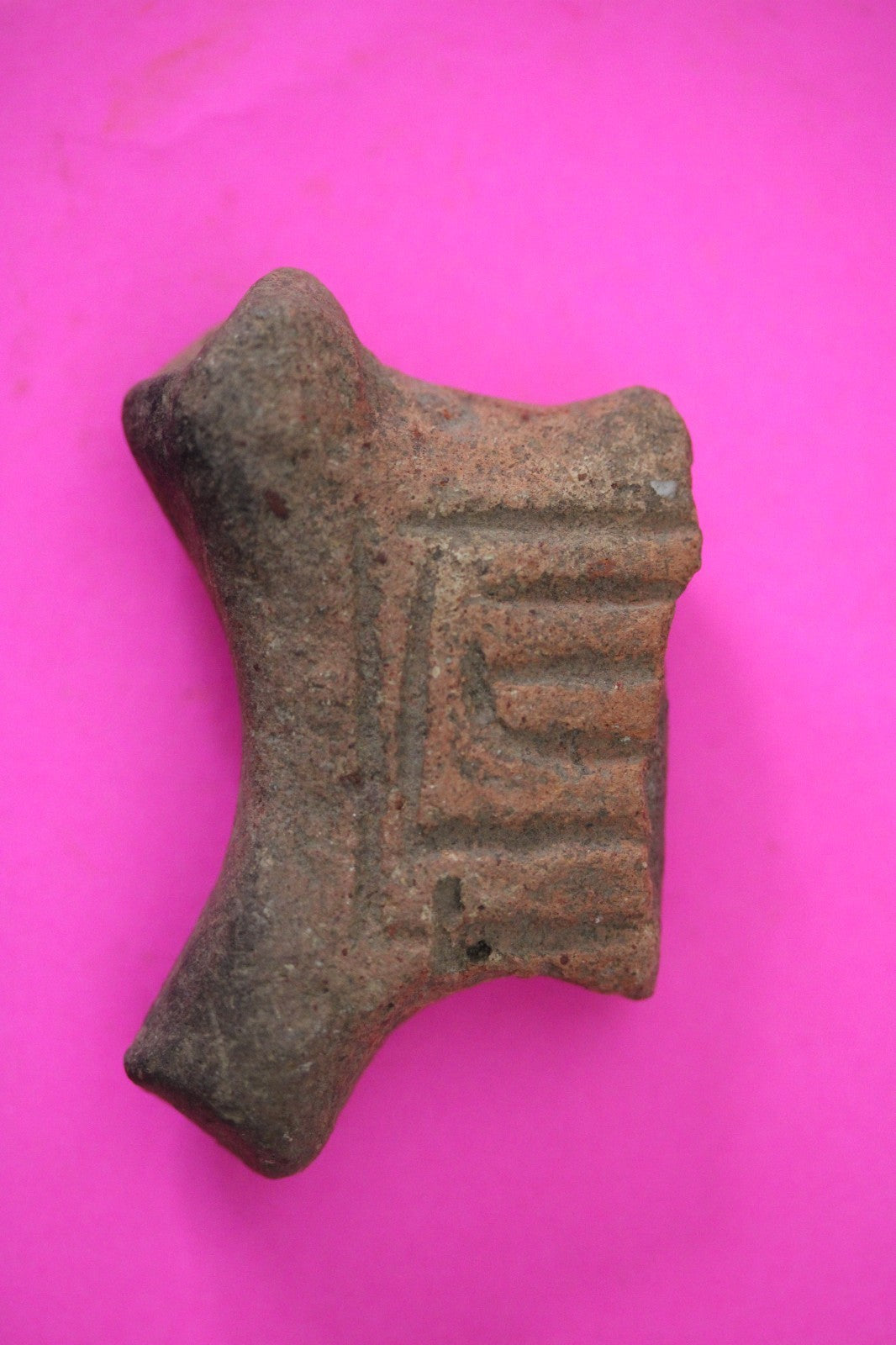 Puerto Rico Taino Pre Columbian Pottery Artifact FREE Display Case 1000AD COA 33