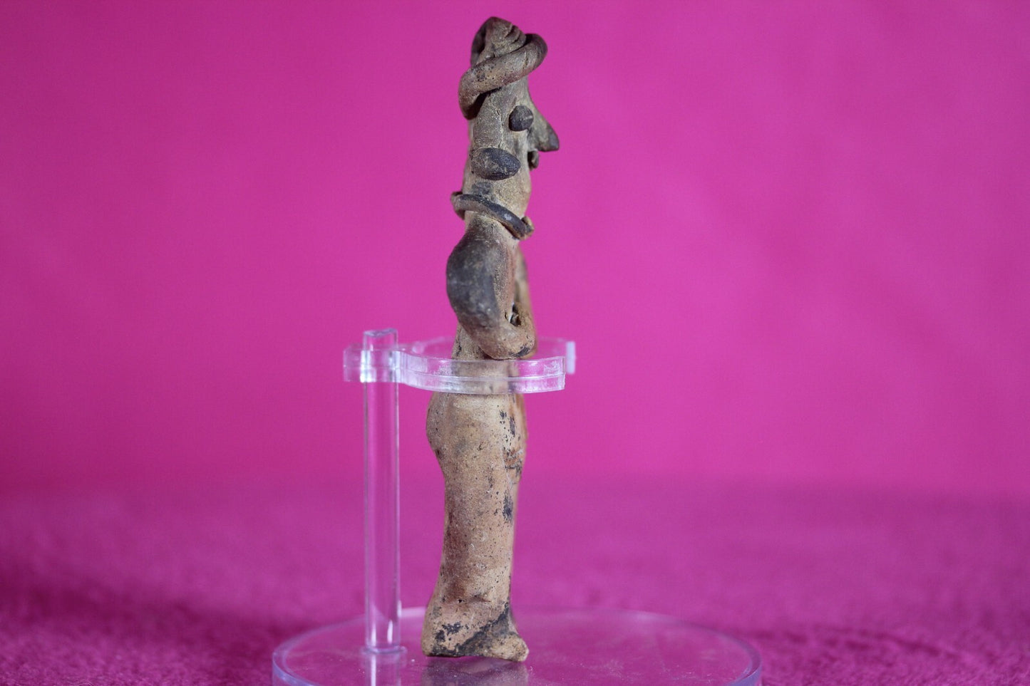 Authentic Pre Columbian Artifact Tomb Figure Colima Mexico 100 BC-250 AD COA 141