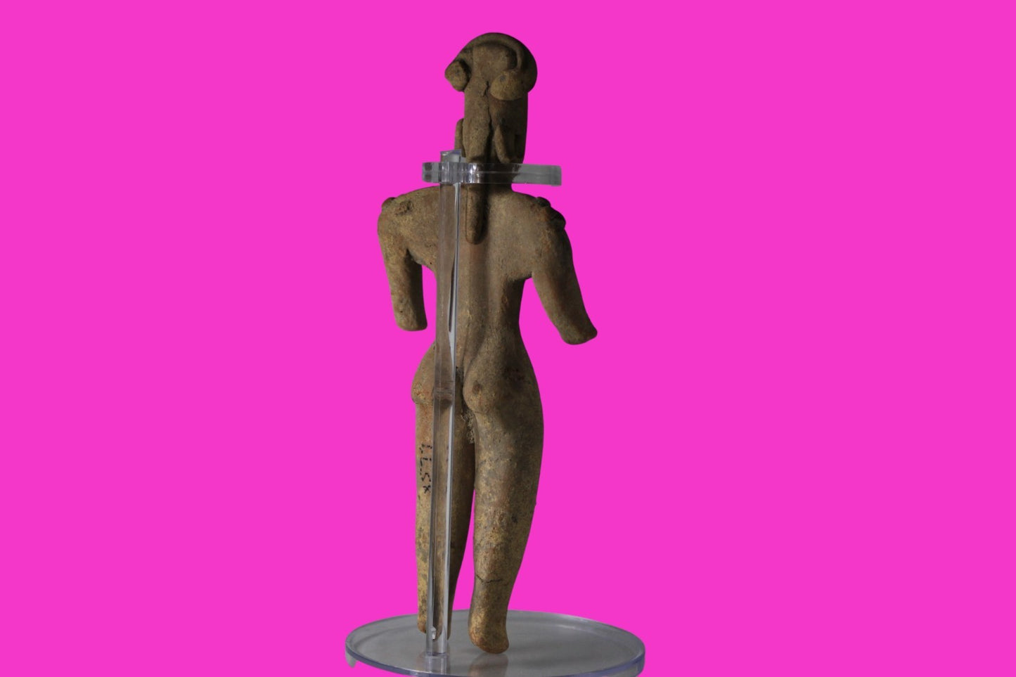 Pre Columbian Artifact 6 in Male Shaman Tomb Figure Colima Mexico 100BC COA 268