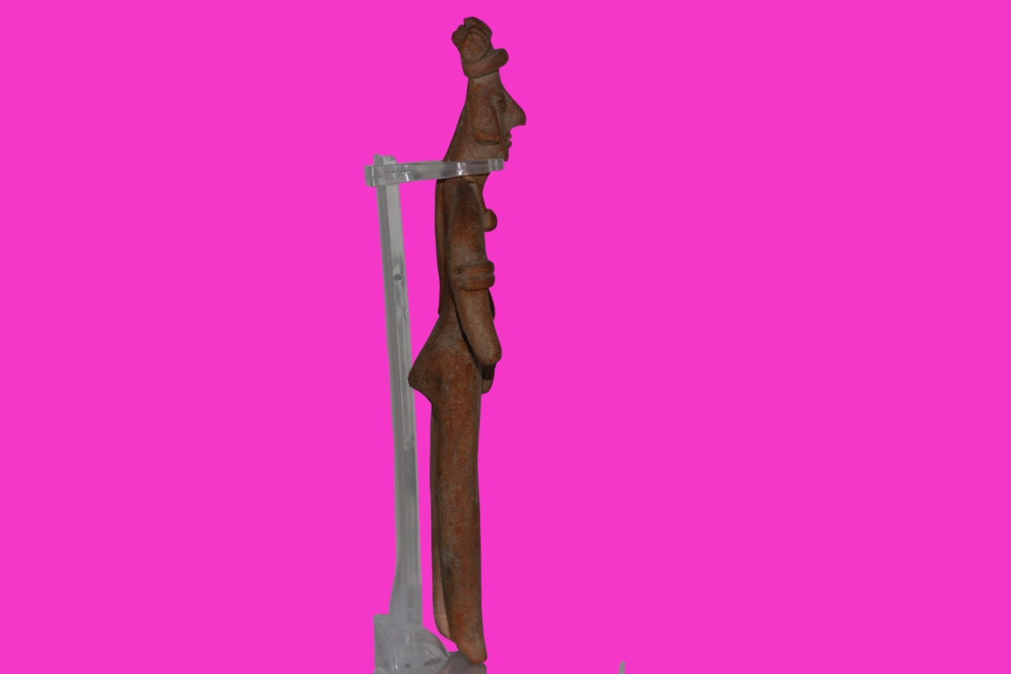 Pre Columbian Artifact 7 Inch Female Tomb Figure Colima Mexico 100 BC COA 240