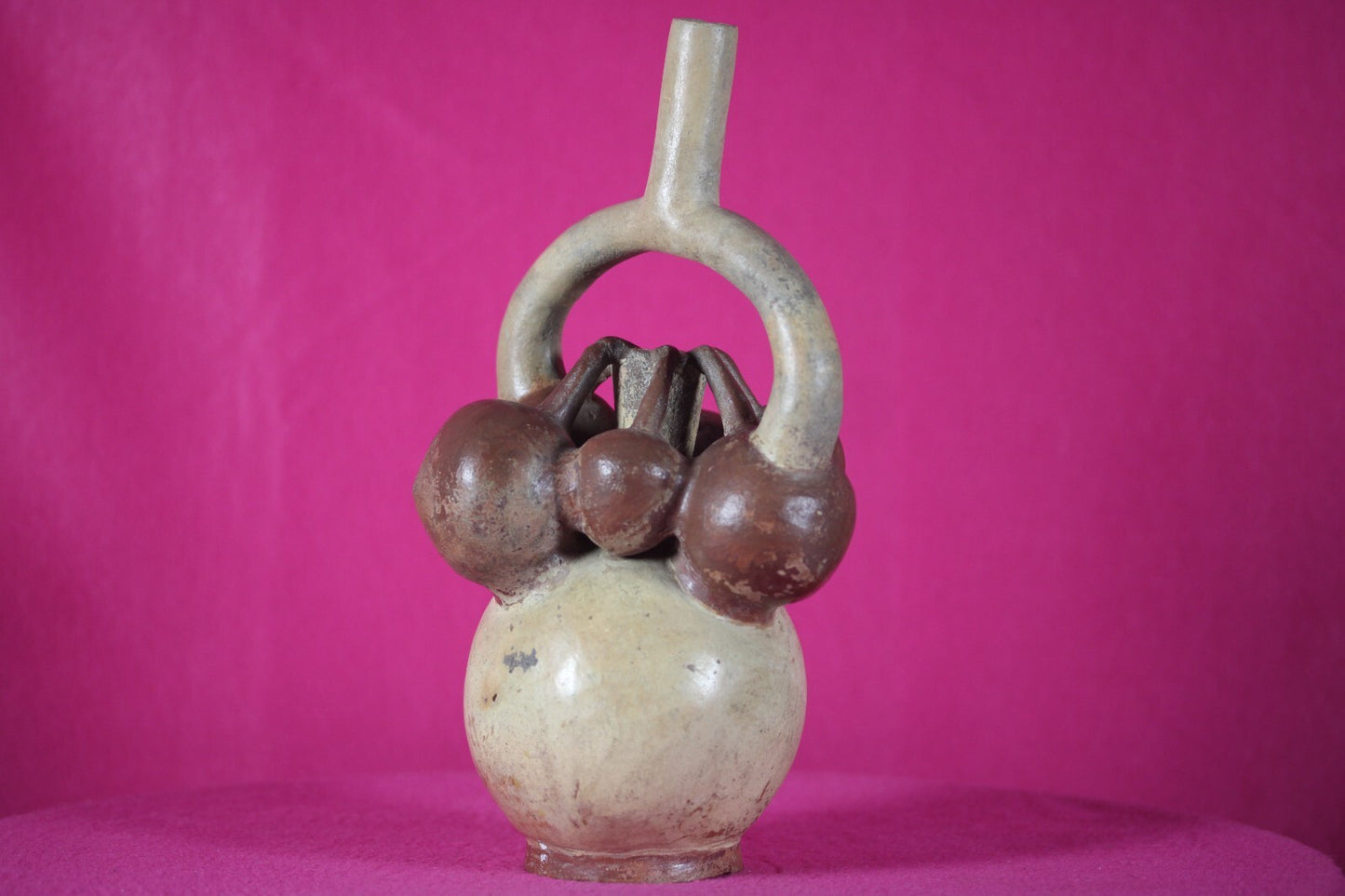 Pre Columbian Authentic Artifact Fruit Vessel Moche Ex Arte Primitivo COA T52