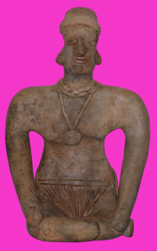 Pre Columbian Museum Quality Artifact Large Tomb Figure Colima Mexico COA 215