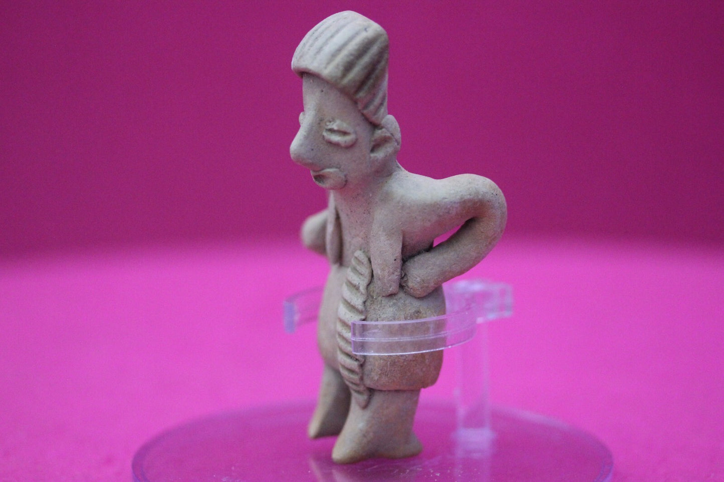 Authentic Pre Columbian Artifact Rare Grandma Tomb Figure Colima Mexico COA 147
