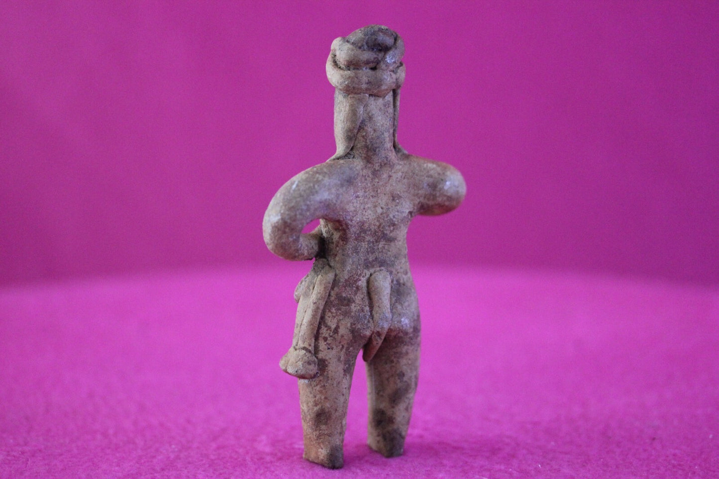 Authentic Pre Columbian Artifact Tomb Figure Colima Mexico 100 BC-250 AD COA 175