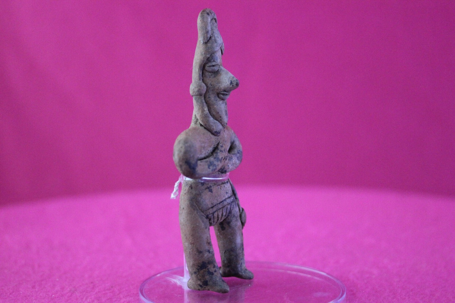 Authentic Pre Columbian Artifact Tomb Figure Colima Mexico 100 BC-250 AD COA 173