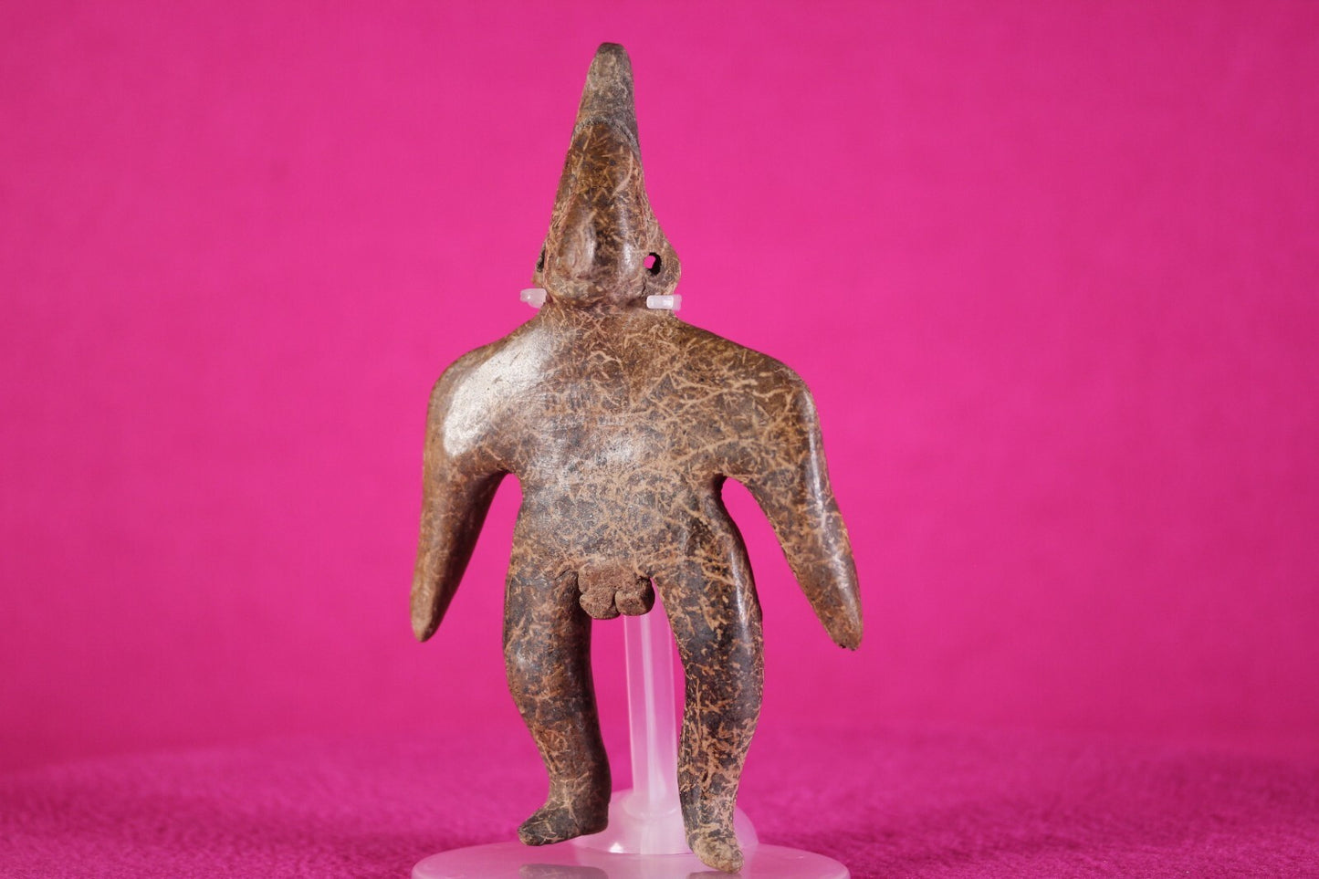 Authentic Pre Columbian Artifact Colima Shaman Mexico Ex Arte Primitivo COA J59