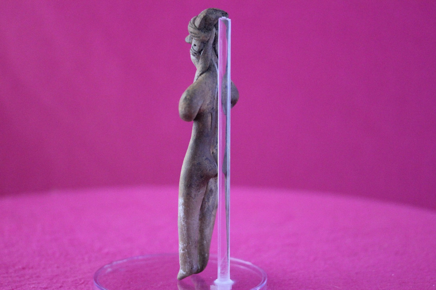 Pre Columbian Artifact Authentic Pretty Lady Tomb Figure Colima Mexico COA 204