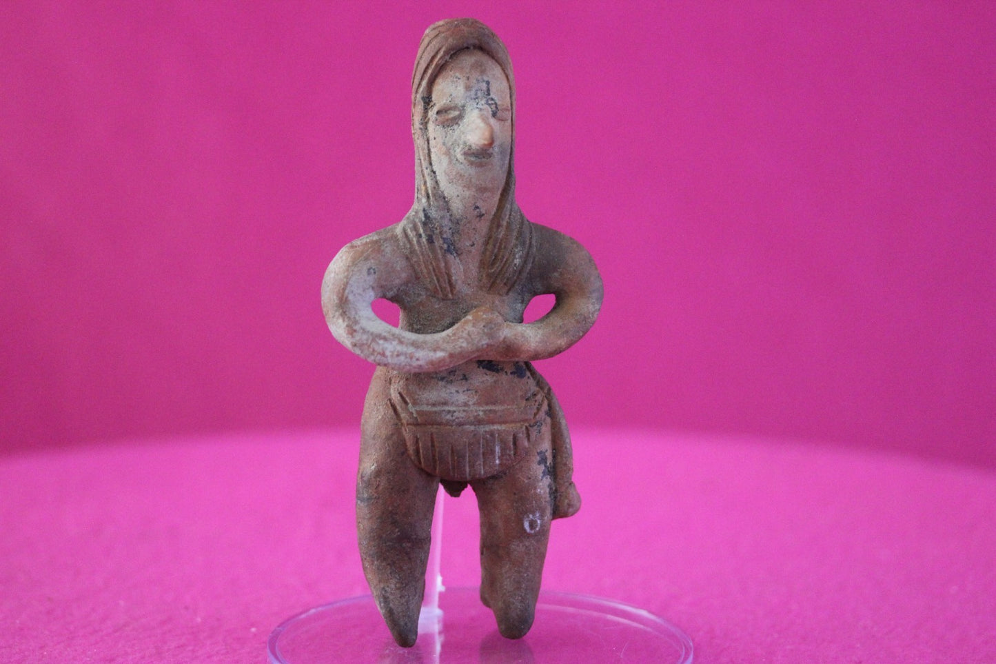 Pre Columbian Artifact Authentic Pretty Lady Tomb Figure Colima Mexico COA 196