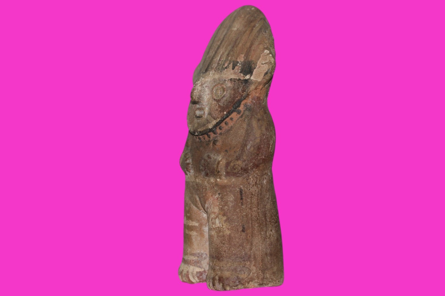 Pre Columbian Authentic Artifact Chancay Female Figure Peru 1200-1450 AD COA J42