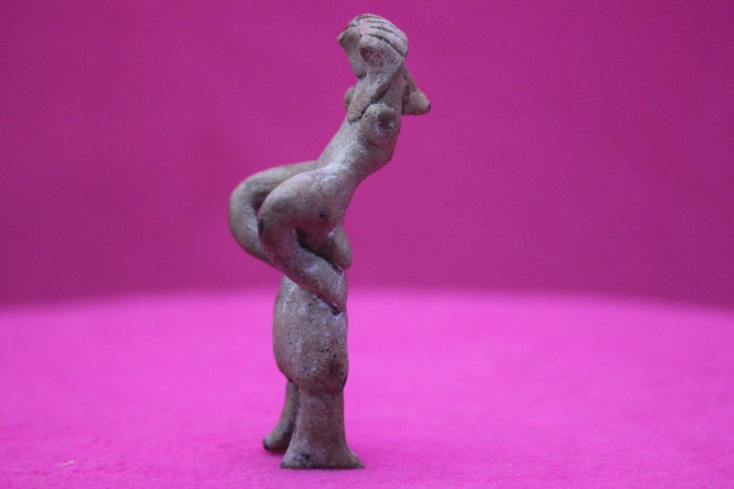Authentic Pre Columbian Artifact Rare Grandma Tomb Figure Colima Mexico COA 153