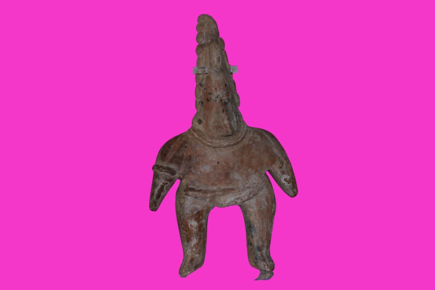 Authentic Pre Columbian Artifact Archaic Shaman Tomb Figure Colima Mexico COA 20