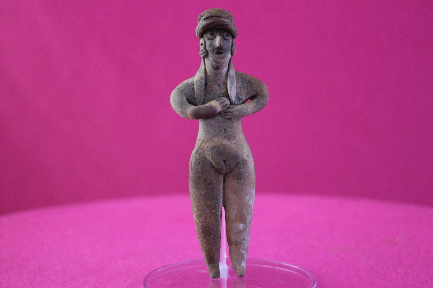 Pre Columbian Artifact Authentic Pretty Lady Tomb Figure Colima Mexico COA 204