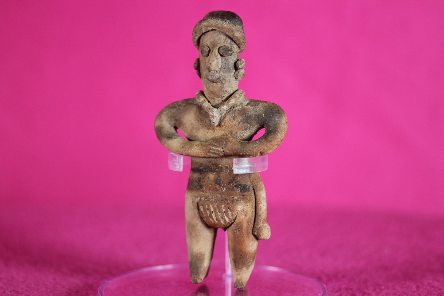 Authentic Pre Columbian Artifact Tomb Figure Colima Mexico 100 BC-250 AD COA 139