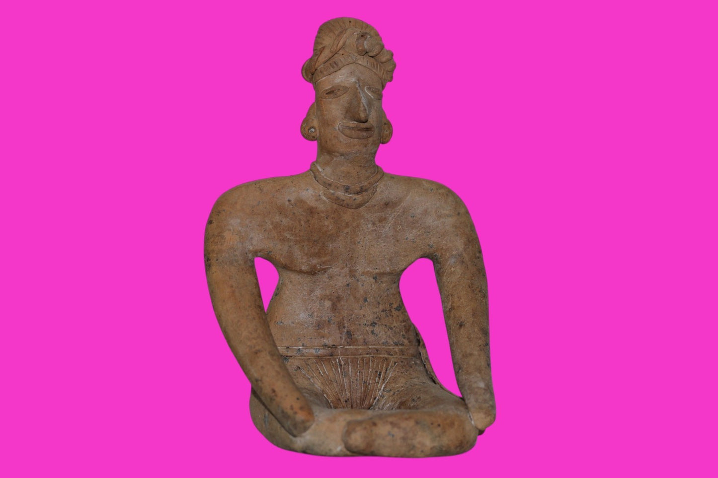 Pre Columbian Museum Quality Artifact Large Tomb Figure Colima Mexico COA 214