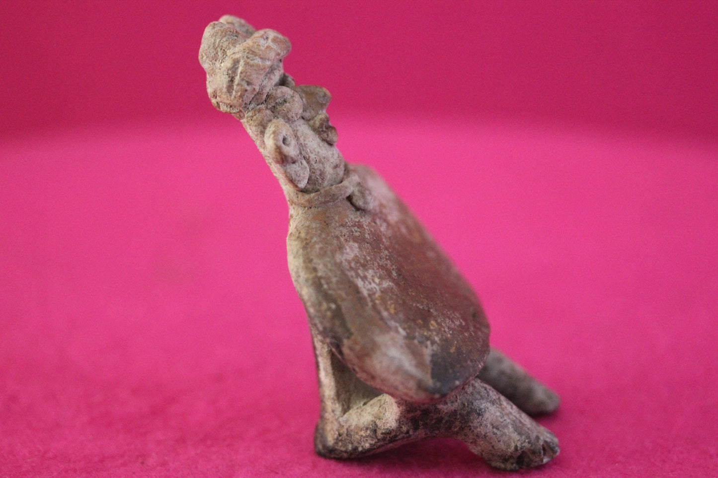 Authentic Pre Columbian Artifact Rare Skirted Tomb Figure Colima Mexico COA 183