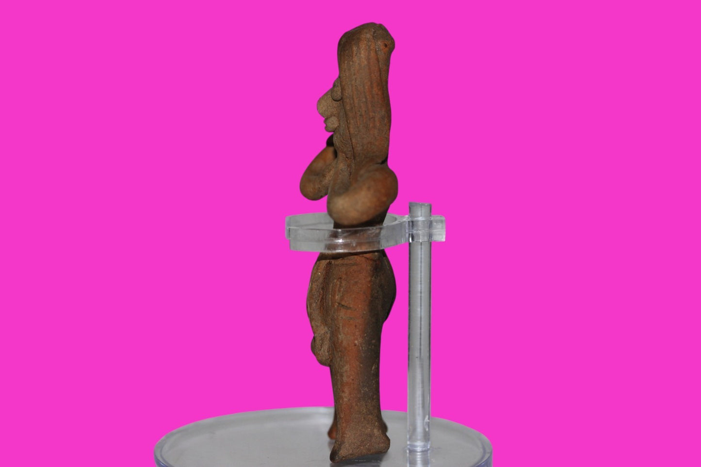 Authentic Pre Columbian Artifact Pretty Lady Tomb Figure Colima Mexico COA 13