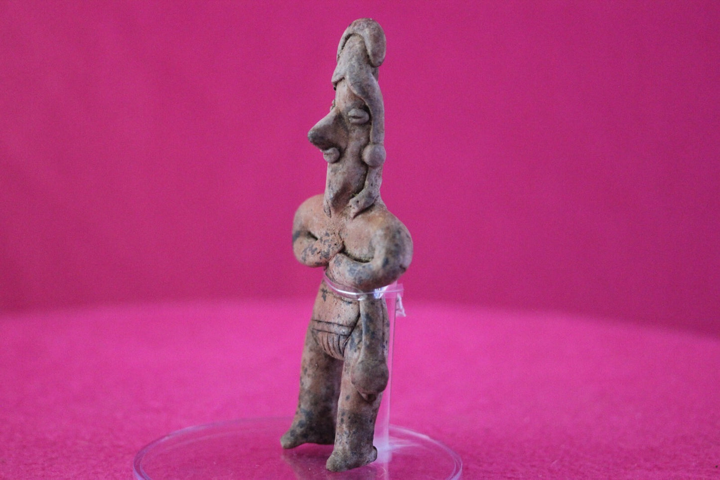 Authentic Pre Columbian Artifact Tomb Figure Colima Mexico 100 BC-250 AD COA 173