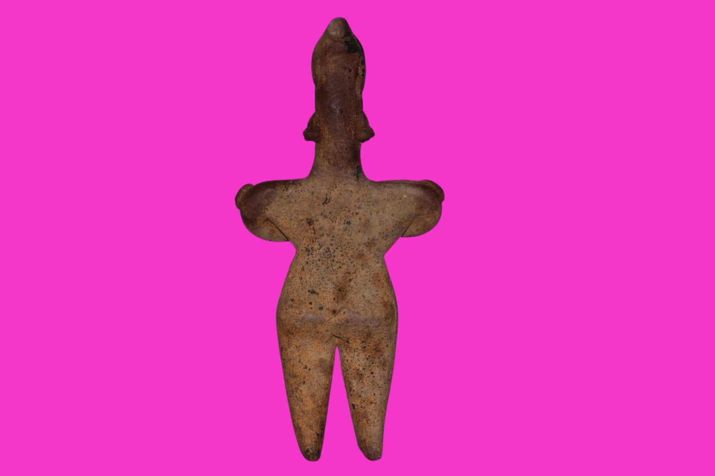 Pre Columbian Authentic Artifact Male Shaman Tomb Figure Colima Mexico COA 18