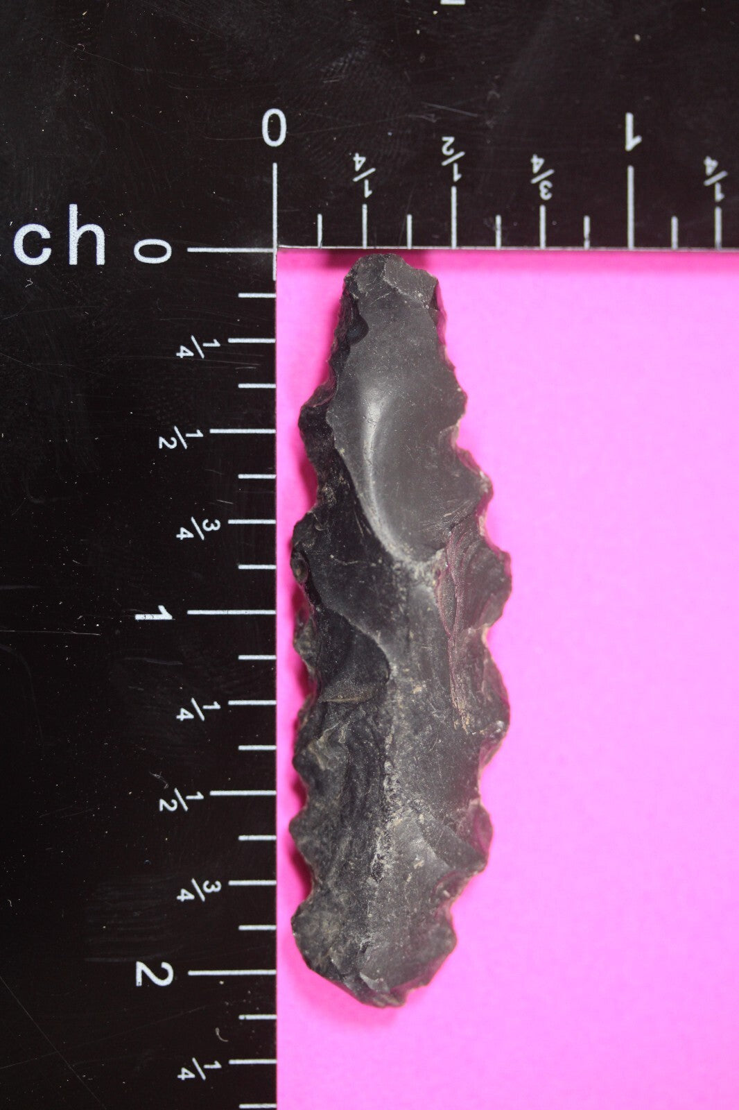 Pre Columbian Artifact Authentic Aztec Arrowhead Battle of Mexico City COA 33