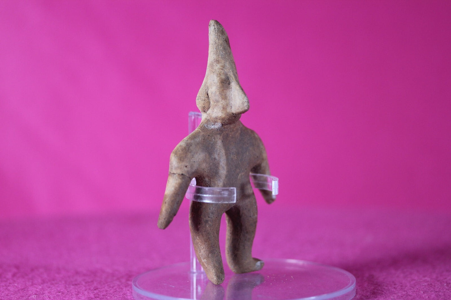Authentic Pre Columbian Archaic Artifact Tomb Figure Colima Mexico 100BC COA 136