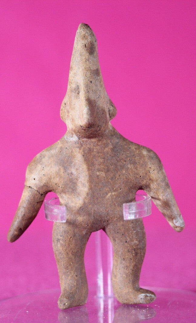 Pre Columbian Artifact Authentic Archaic Tomb Figure Colima Mexico 100BC COA 136