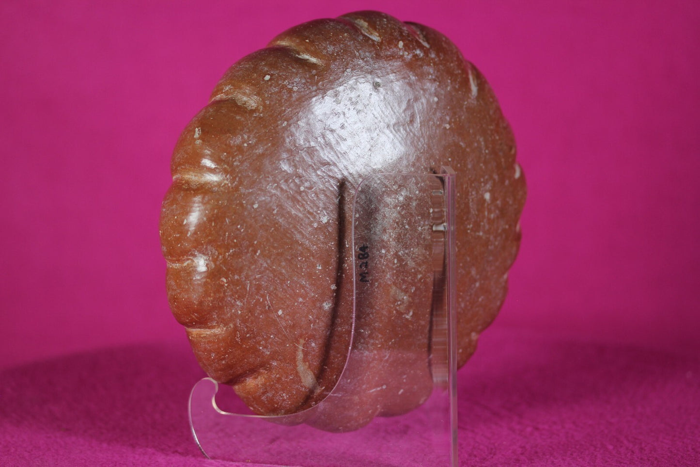 Authentic Pre Columbian Artifact Gadrooned Bowl Michoacan Mexico 200 BC COA T46