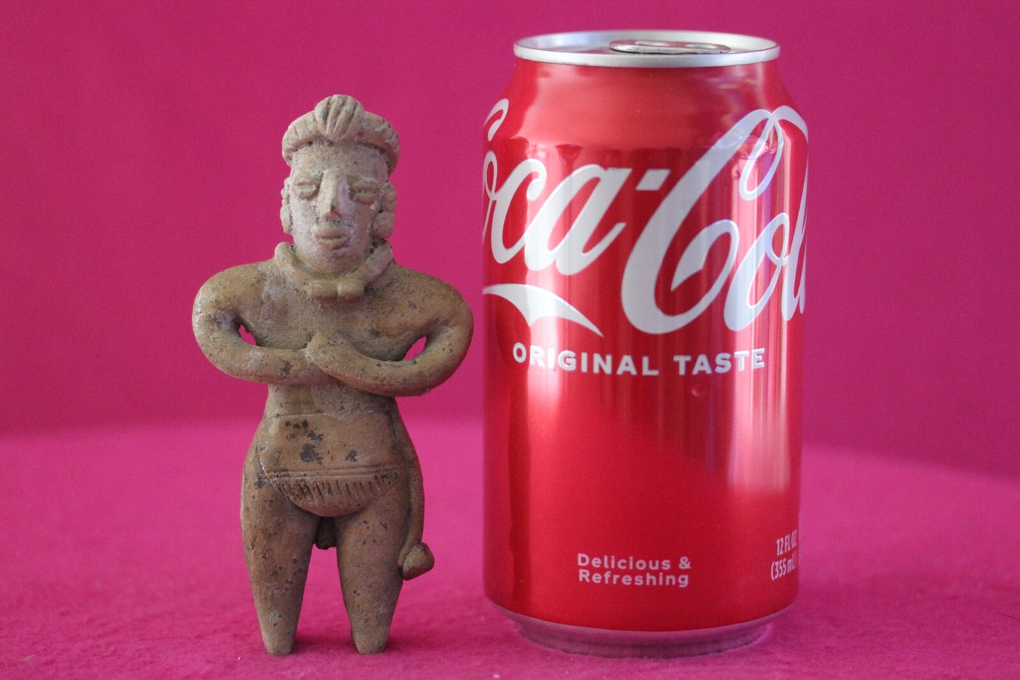 Authentic Pre Columbian Artifact Tomb Figure Colima Mexico 100 BC-250 AD COA 172