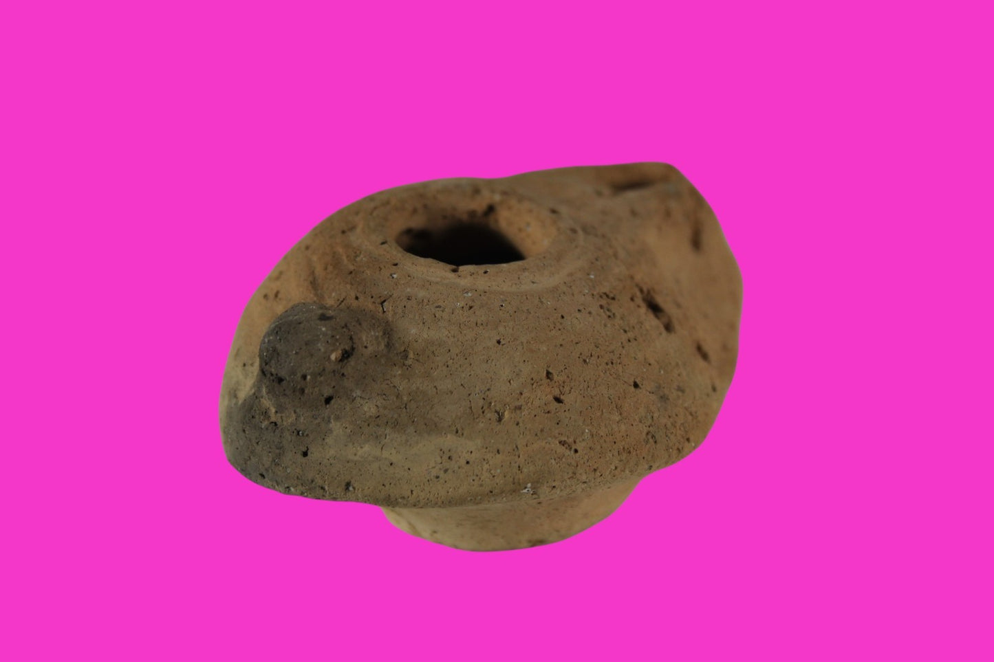 Ancient Holy Land Oil Lamp Artifact  From Jesus Christ Homeland 400-600AD COA 36