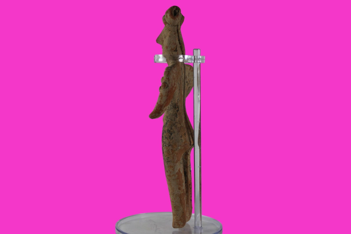 Pre Columbian Artifact 7 Inch Tall Shaft Tomb Figure Colima Mexico 100BC COA 284
