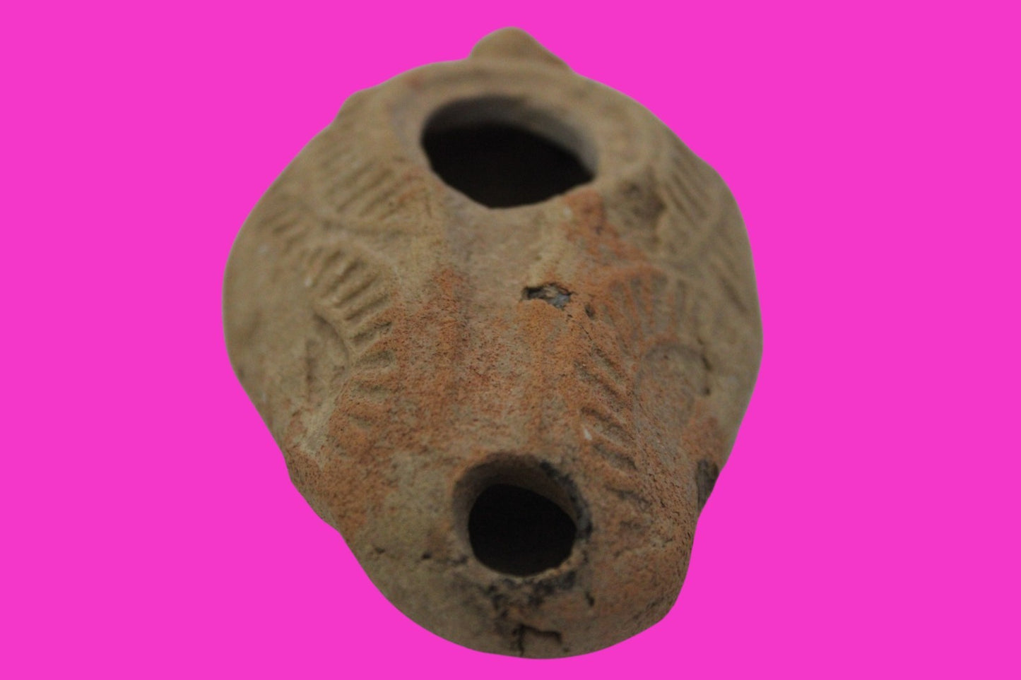 Ancient Holy Land Oil Lamp Artifact From Jesus Christ Home Land 100-500AD COA 66