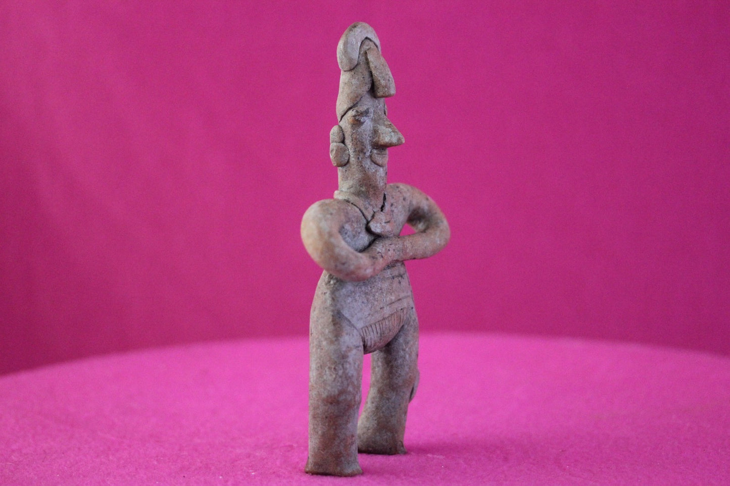 Pre Columbian Authentic Artifact Male Shaman Tomb Figure Colima Mexico COA 200