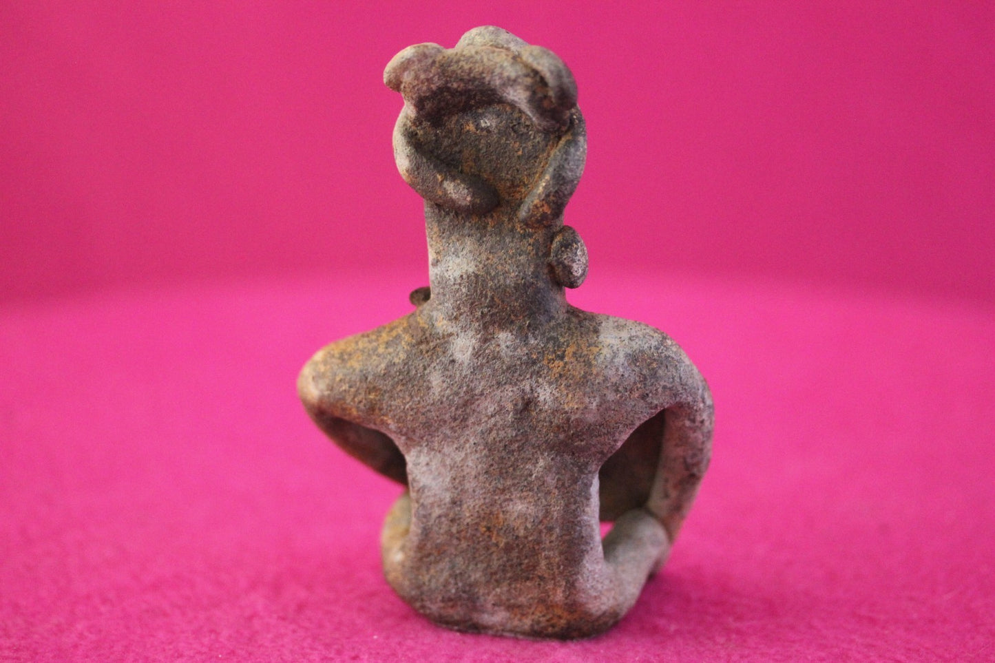 Authentic Pre Columbian Artifact Rare Skirted Tomb Figure Colima Mexico COA 184