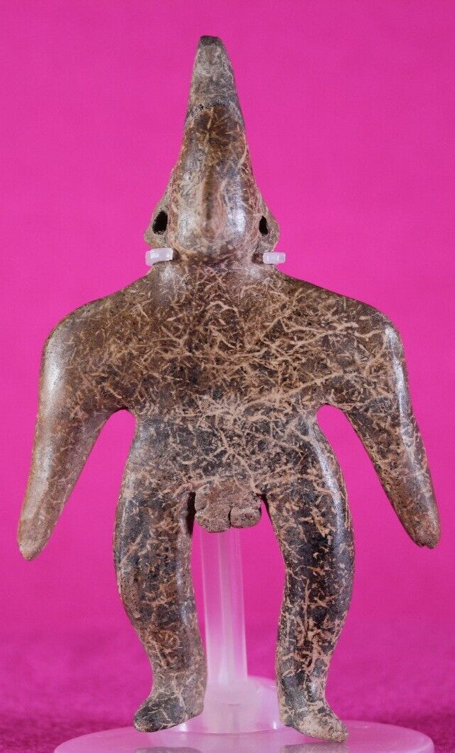 Authentic Pre Columbian Artifact Colima Shaman Mexico Ex Arte Primitivo COA J59