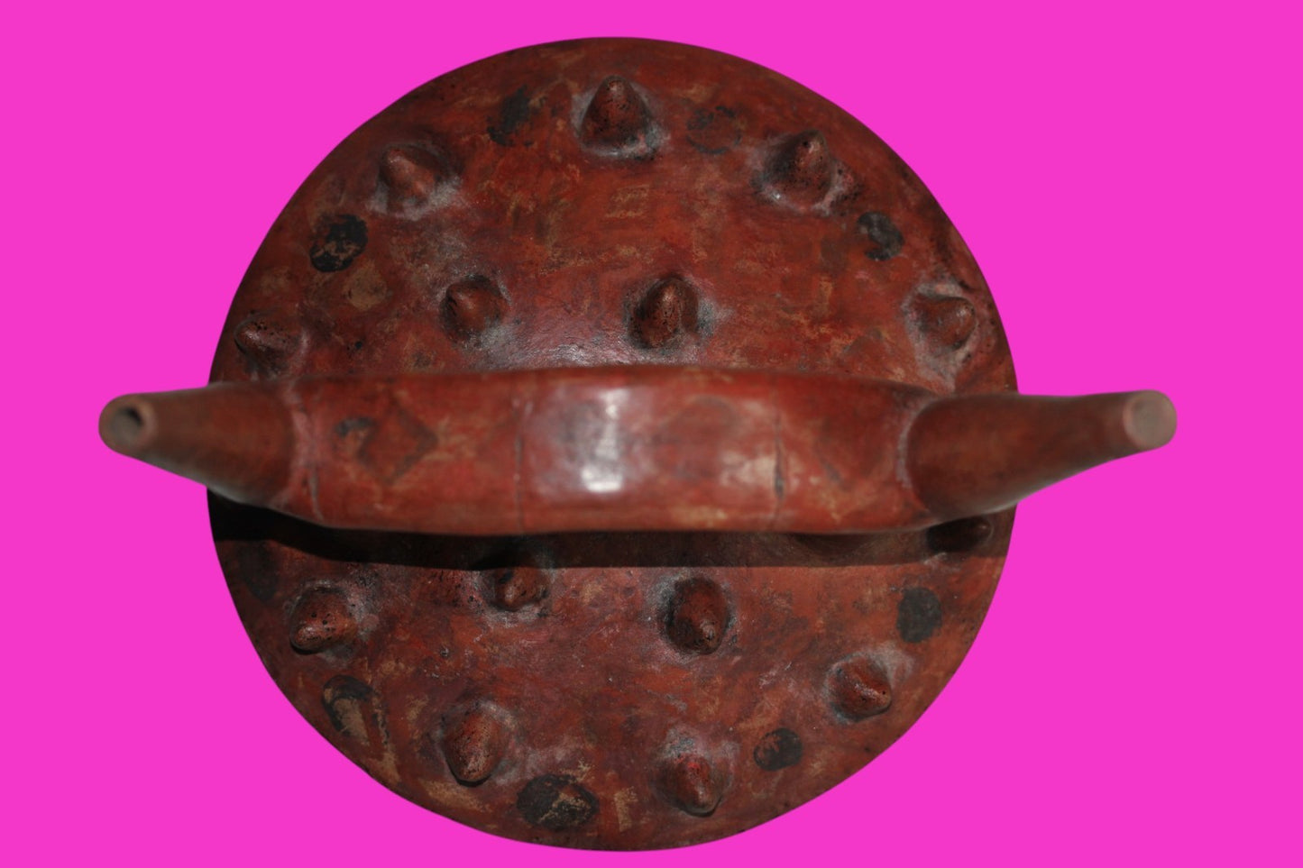 Pre Columbian Artifact Authentic Sican Stirrup Vessel 750-1000 AD Peru COA 220