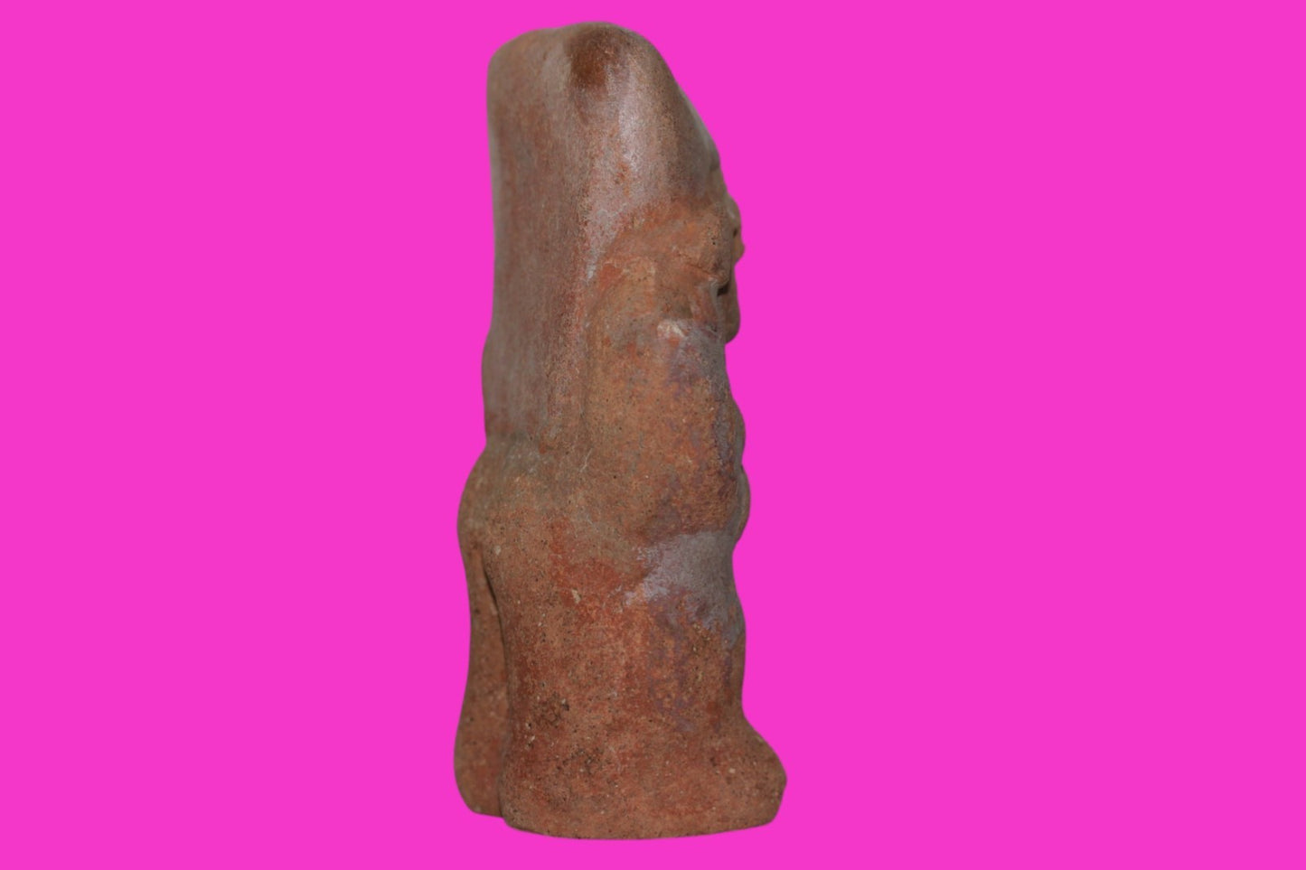Pre Columbian Authentic Artifact Moche Rattle Figure Peru 850 - 1100 AD COA J34