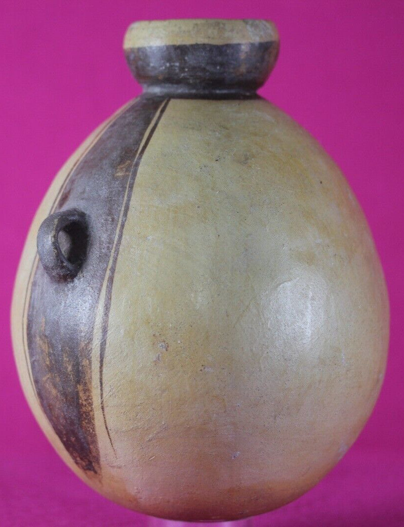 Authentic Pre Columbian Chancay Artifact 800-1200 AD Pottery Jar Peru COA T09