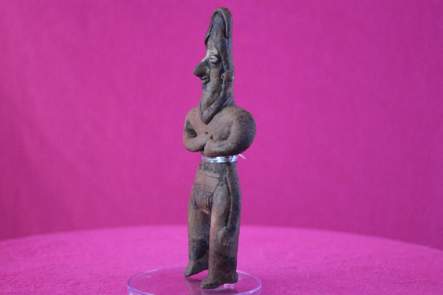 Authentic Pre Columbian Artifact Tomb Figure Colima Mexico 100 BC-250 AD COA 160