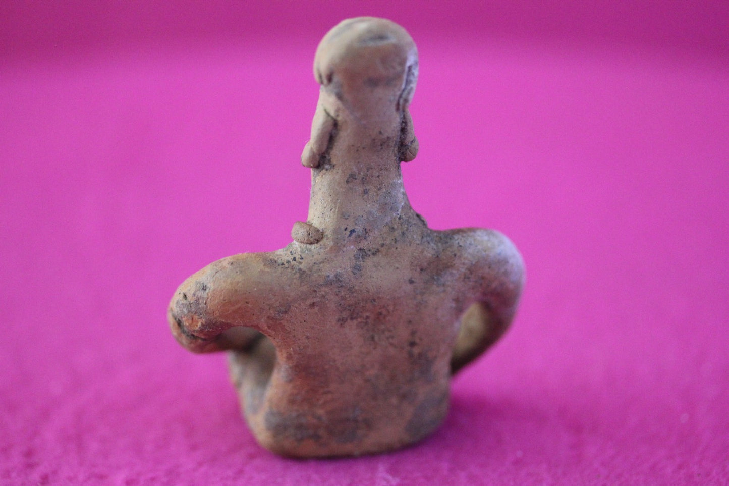 Pre Columbian Authentic Artifact Female Seated Tomb Figure Colima Mexico COA 190