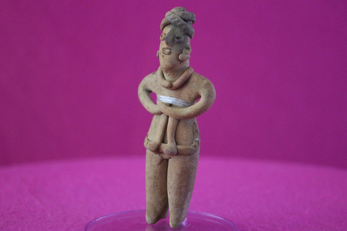Authentic Pre Columbian Artifact Tomb Figure Colima Mexico 100 BC-250 AD COA 162