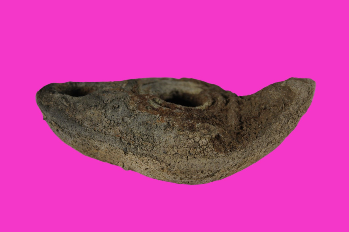 Ancient Holy Land Oil Lamp Artifact  From Jesus Christ Homeland 400-600AD COA 40