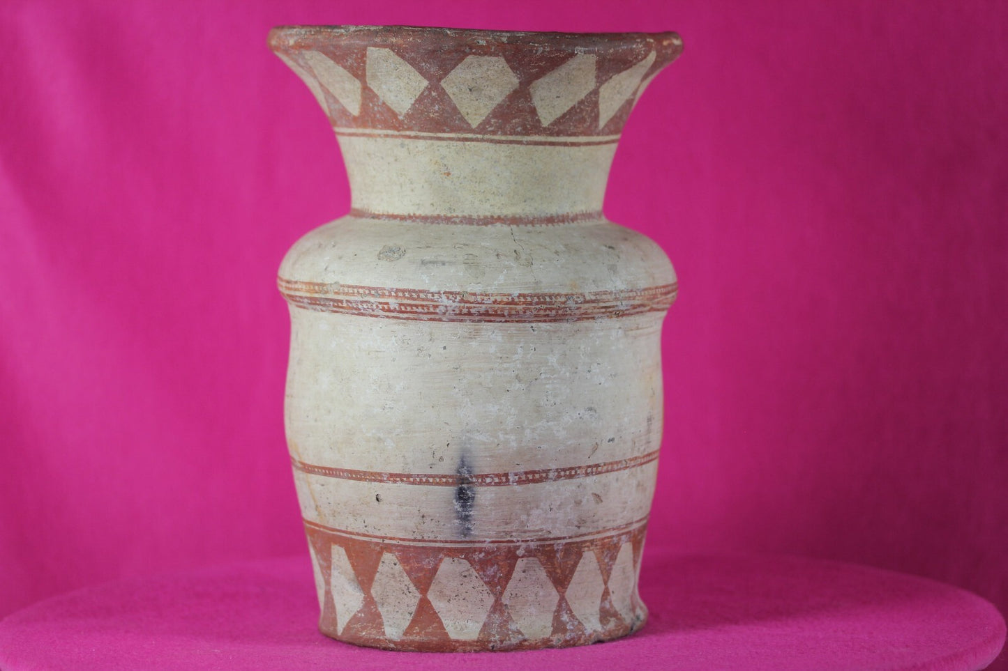 Large Ban Chiang Thailand Artifact Very Rare Pottery Jar 300-200 BC COA T122