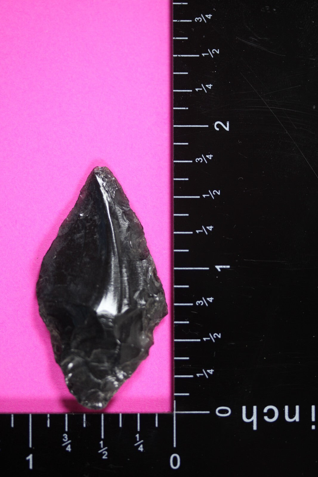 Authentic Pre Columbian Artifact Aztec Arrowhead Battle of Mexico City COA 18