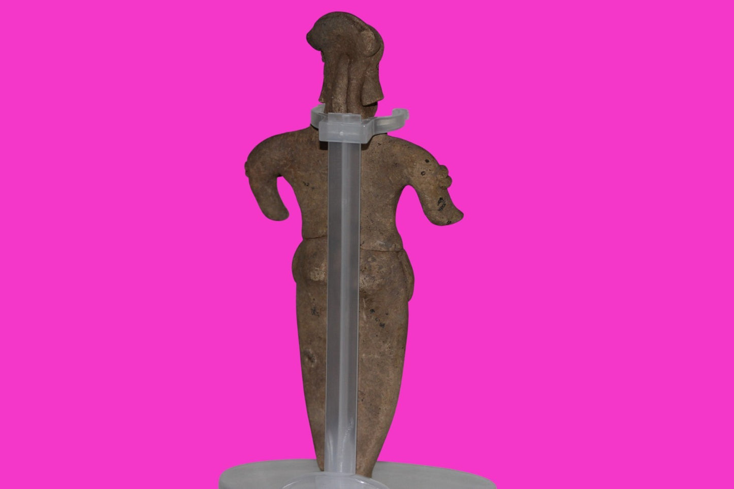 Pre Columbian Artifact 6 Inch Shaft Tomb Figure Colima Mexico 100 BC COA 245