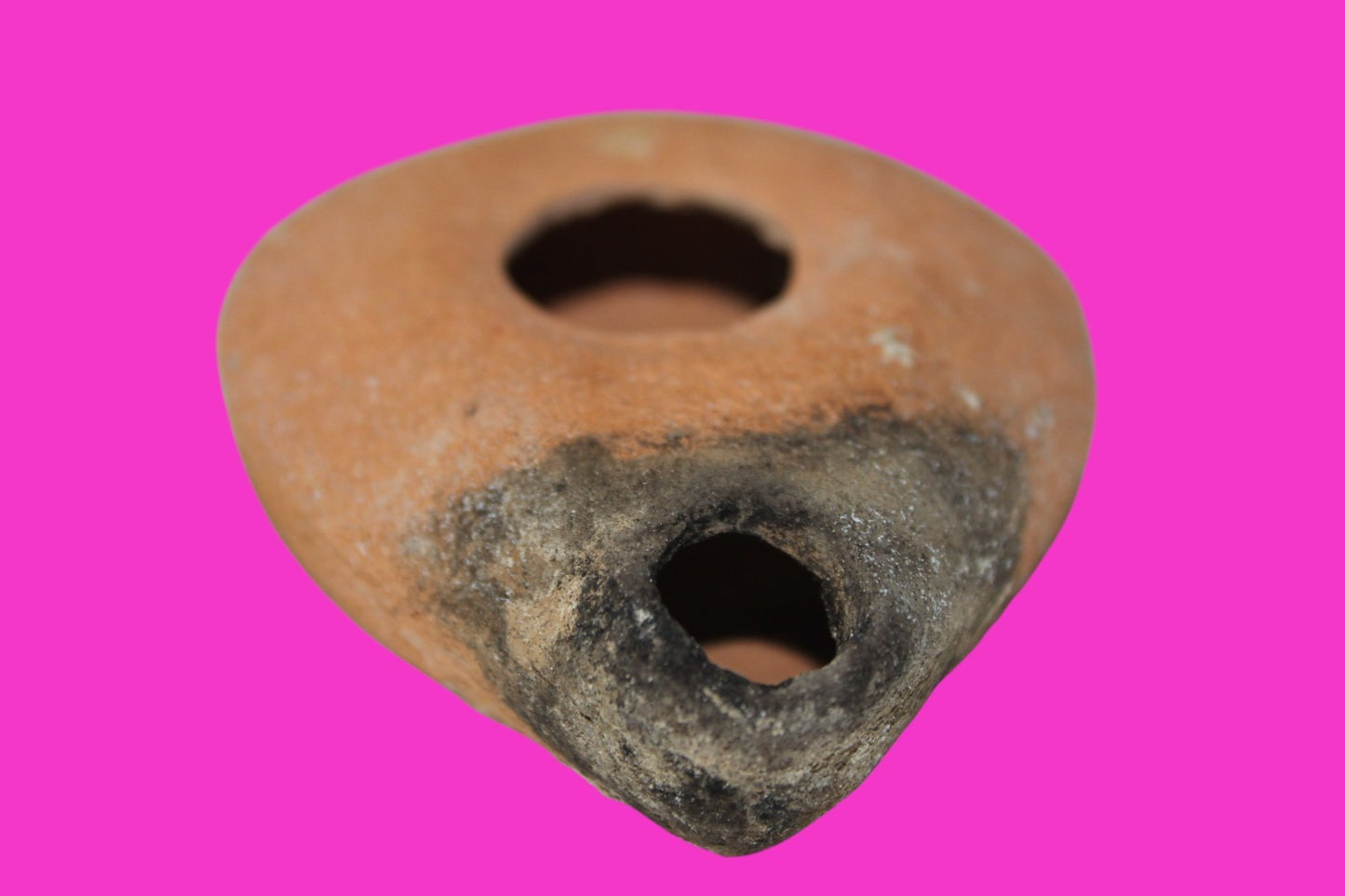 Ancient Holy Land Oil Lamp Artifact Jesus Christ Home Land 100BC-100AD COA 49