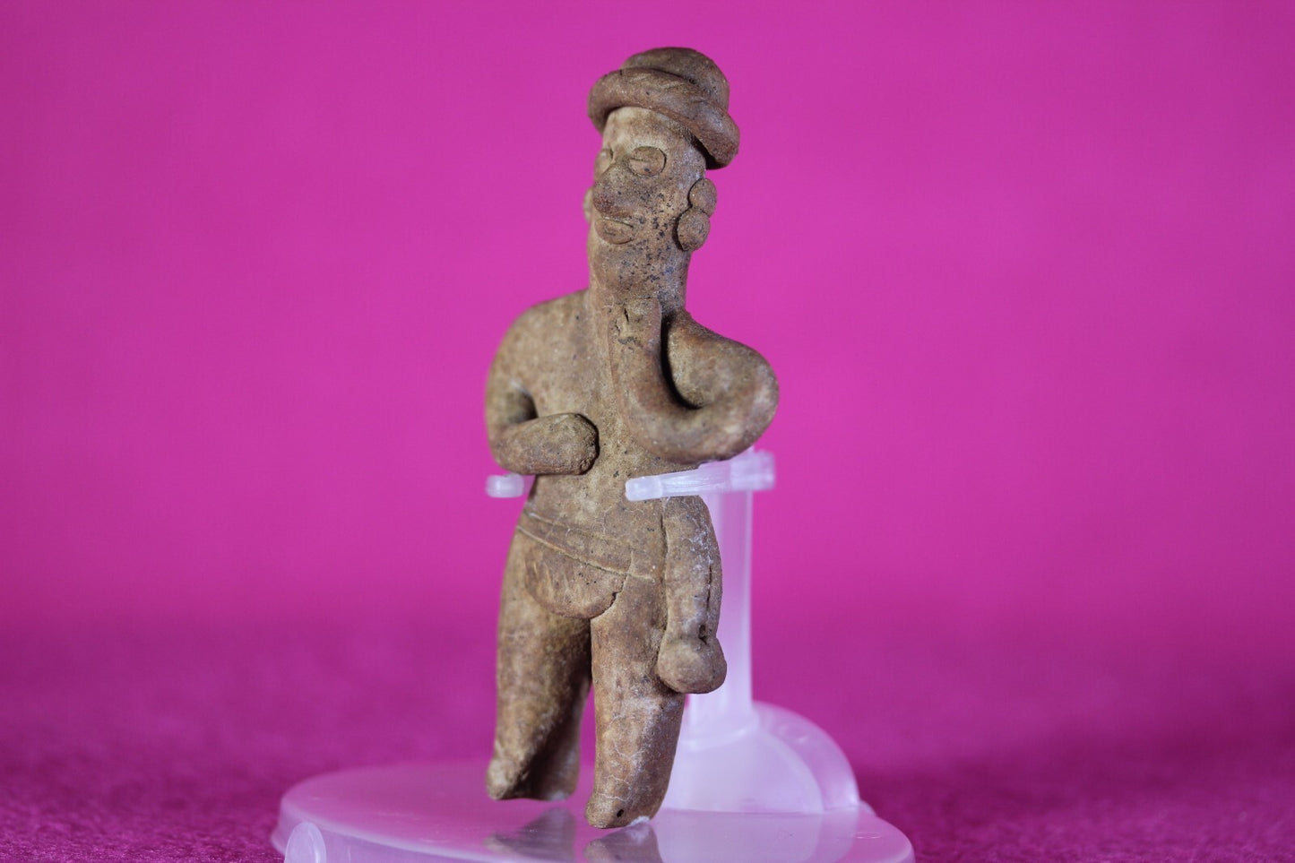 Pre Columbian Artifact Colima Figure Mexico 300BC-300AD Certified COA J72