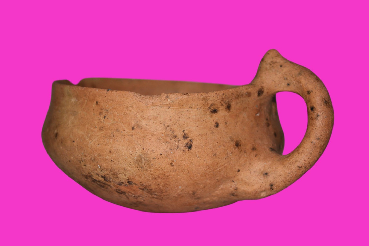 Ancient Holy Land Artifact 4000 Year Old Cup Time of Abraham 2000 BC COA J116