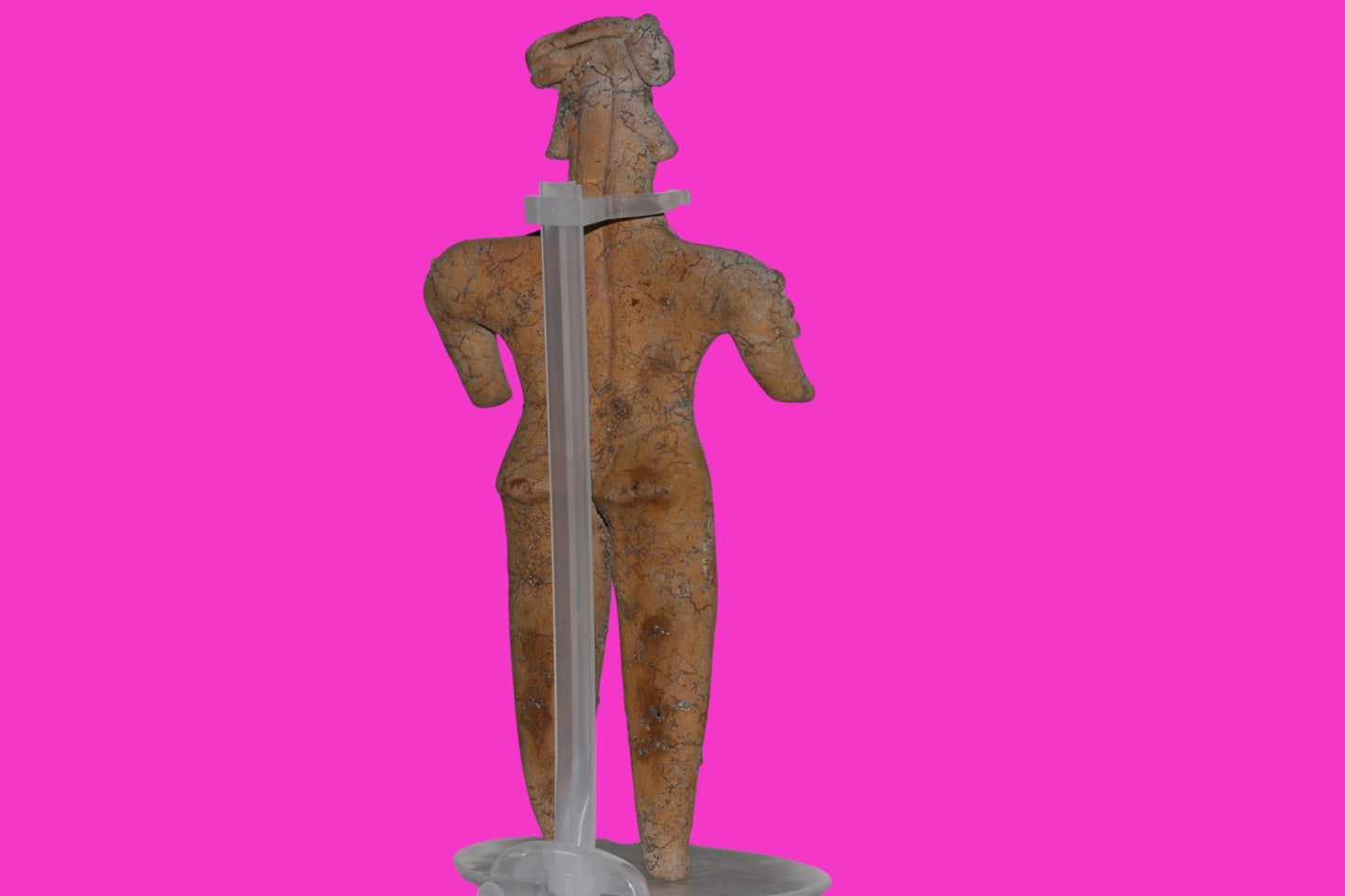 Pre Columbian Artifact 8 Inch Shaman Tomb Figure Colima Mexico 100 BC COA 249