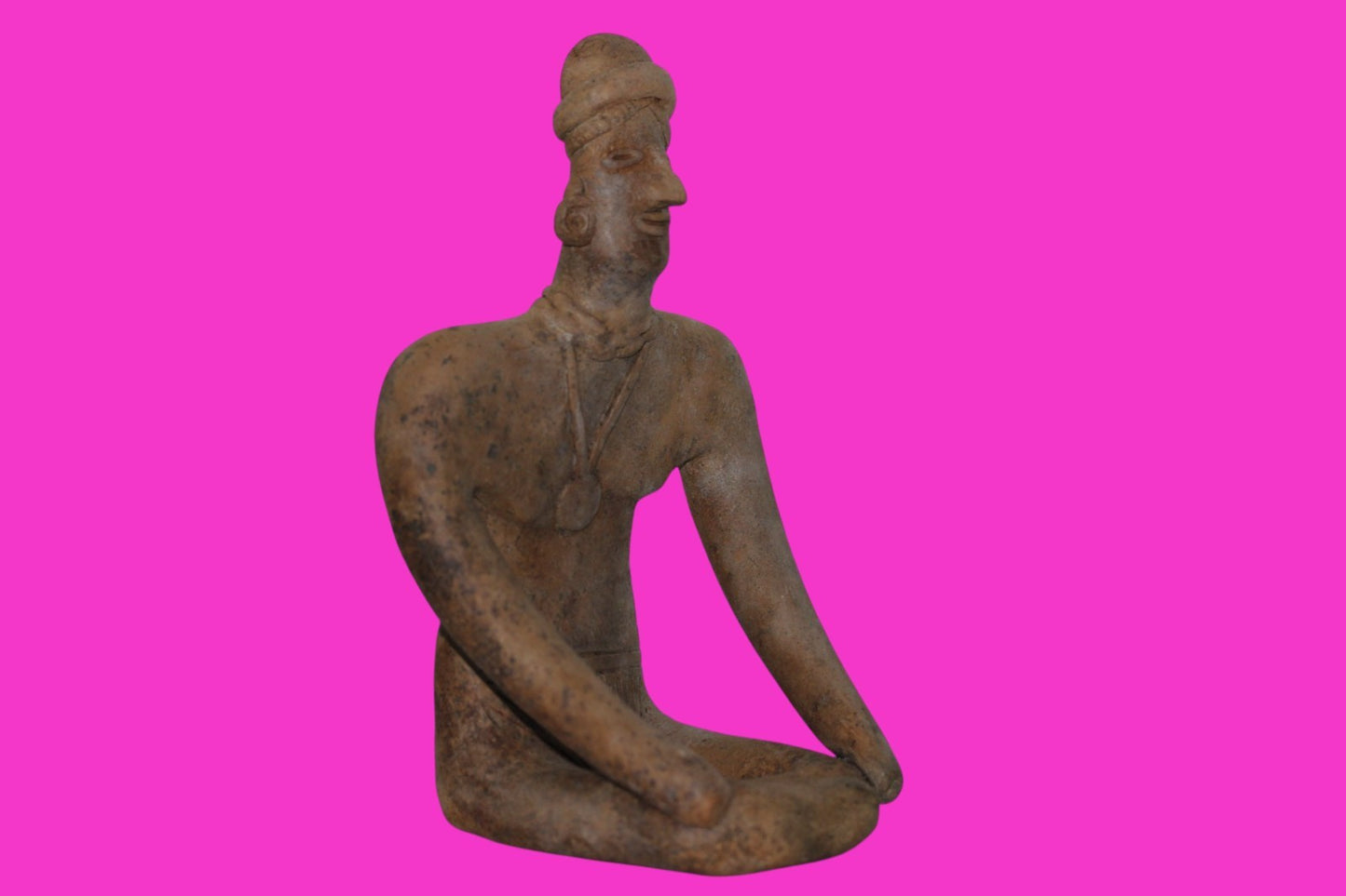 Pre Columbian Museum Quality Artifact Large Tomb Figure Colima Mexico COA 215