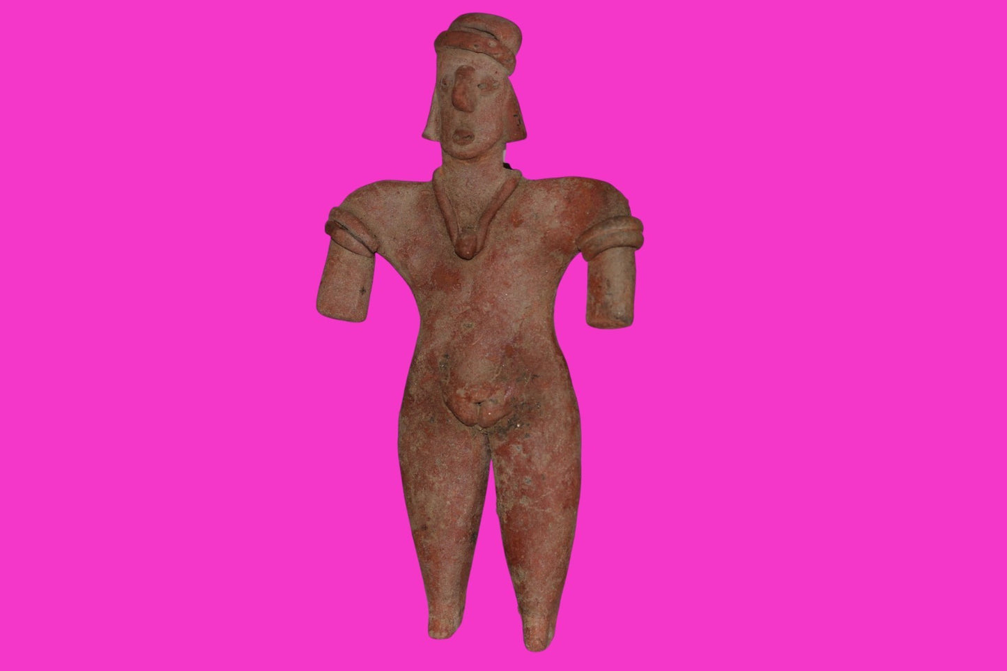 Pre Columbian Artifact 6 Inch Female Tomb Figure Colima Mexico 100 BC COA 246