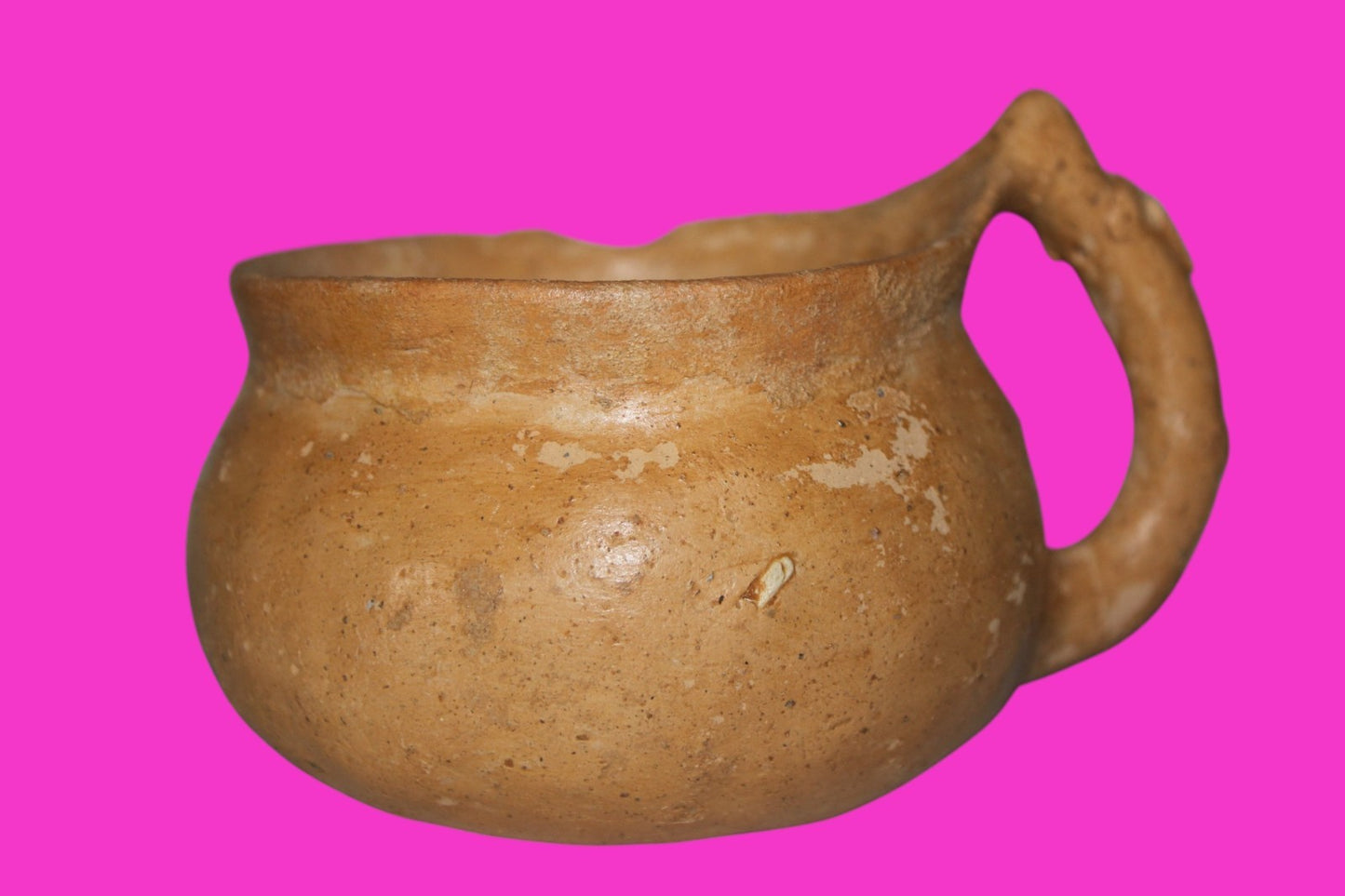 Holy Land Authentic Artifact 4000 Year Old Cup Time of Abraham 2000 BC COA J117